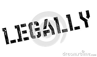 Legally rubber stamp Stock Photo