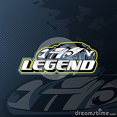 Legend logo for esport, sport, or game team mascot. Vector Illustration