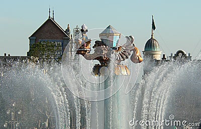 The Legend of Mythica Show at Tokyo Disney Sea Mediterranean Harbour Editorial Stock Photo