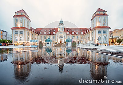 Legendary Kurhaus Binz, Ruegen island Editorial Stock Photo