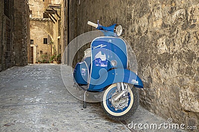 The legendary Vespa scooter from Piaggio Editorial Stock Photo