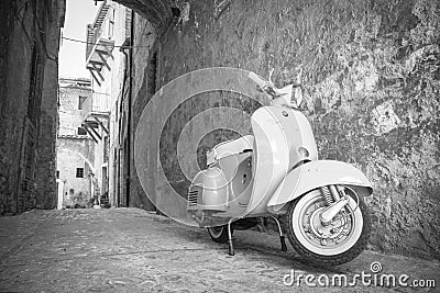 The legendary Vespa scooter from Piaggio Editorial Stock Photo