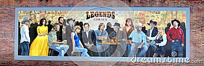 Legends Corner in Nashville, Tennessee Editorial Stock Photo