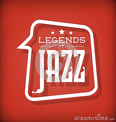 Legends of Jazz Vector Illustration