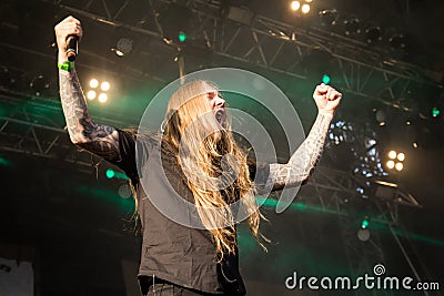 Legion of the Damned at Masters of Rock 2015 Editorial Stock Photo