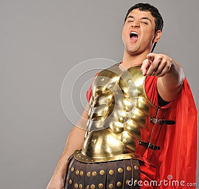 Legionary soldier Stock Photo