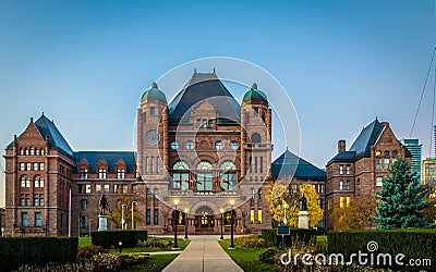 Legislative Assembly of Ontario situated in Queens Park - Toronto, Ontario, Canada Stock Photo