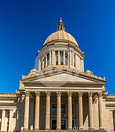 Legislative Building In Olympia Washington Stock Photo