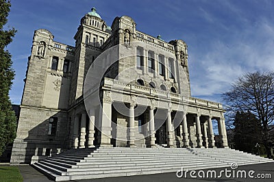 Legislative Building, Victoria, British Columbia, Canada Editorial Stock Photo