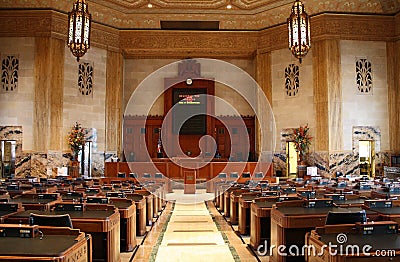 Legislative Chamber Stock Photo