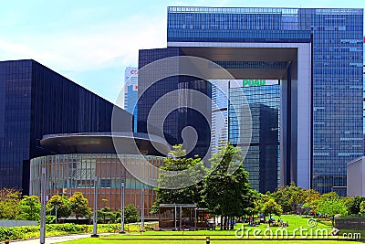 The legislative council complex, hong kong Editorial Stock Photo