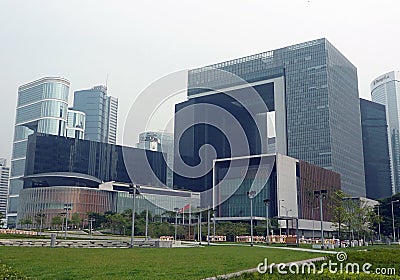 The legislative council complex, hong kong Editorial Stock Photo