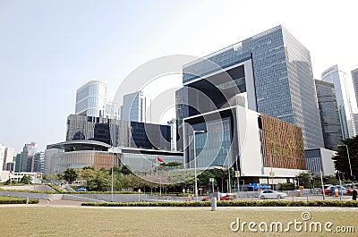 The legislative council complex, hong kong Editorial Stock Photo