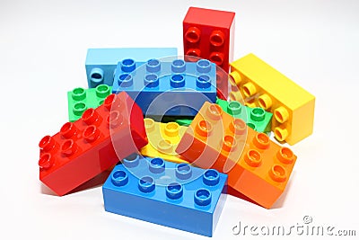 Lego blocks Stock Photo