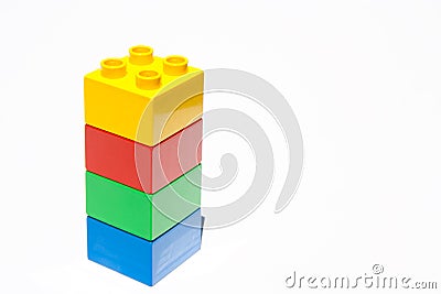 Lego building blocks Stock Photo