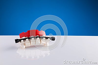 Lego dentistry ideas Stock Photo
