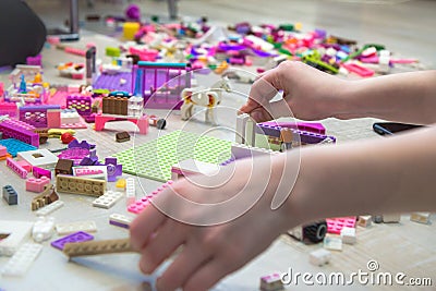 Lego is on the floor Editorial Stock Photo