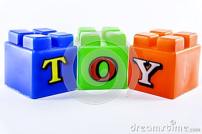 Lego plastic building blocks Stock Photo