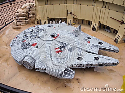 Lego Spaceship Editorial Stock Photo