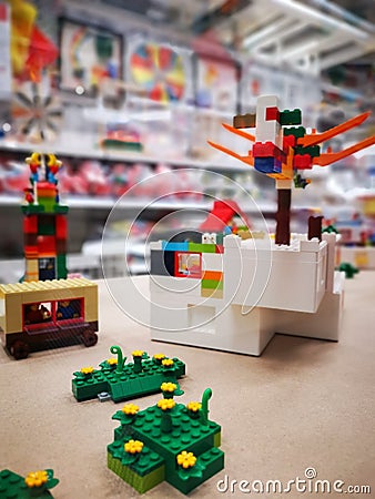 Lego toys for children - Lego City Editorial Stock Photo