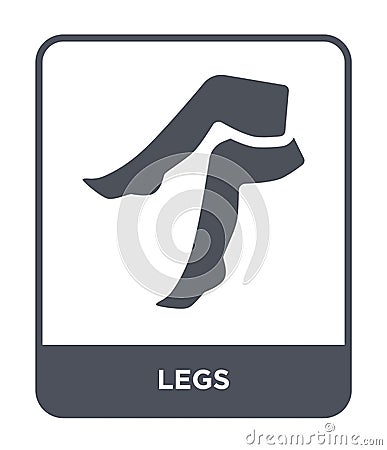 legs icon in trendy design style. legs icon isolated on white background. legs vector icon simple and modern flat symbol for web Vector Illustration