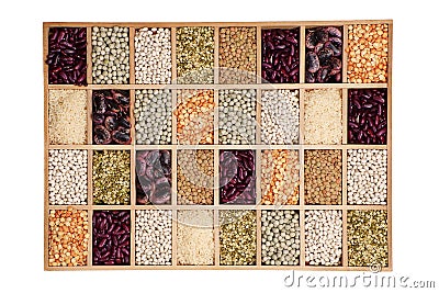 Leguminous collection. Stock Photo