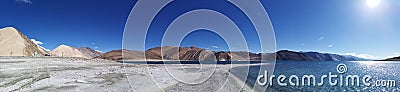 Famous place in Leh, Ladakh, pangong lake Stock Photo