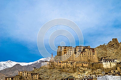 Leh palace Stock Photo