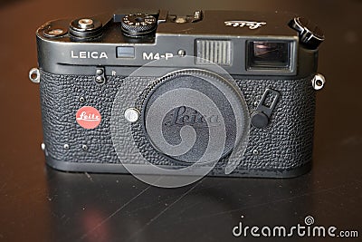 Leica M4-P Rangefinder Film Camera Editorial Stock Photo
