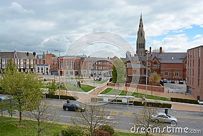 Leicester city centre Editorial Stock Photo