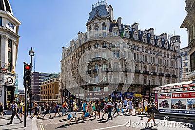 Leicester Square in London, England, UK Editorial Stock Photo