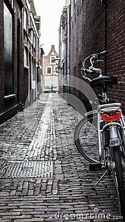 Leiden alley Stock Photo