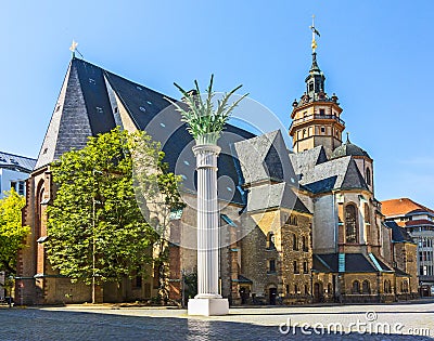 Leipzig, St. Nikolai Church Stock Photo