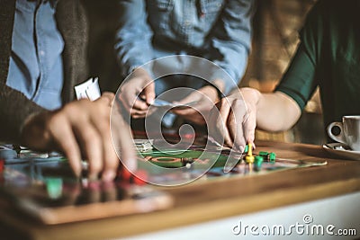 Leisure games. Close up. Stock Photo