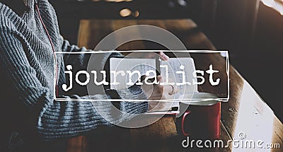 Leisure Journal Journalism Ideas Express Yourself Concept Stock Photo