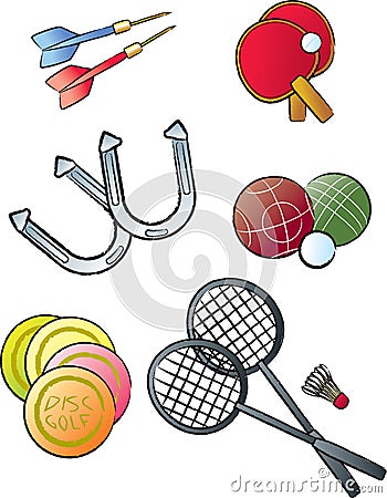 Leisure Sports Vector Illustration