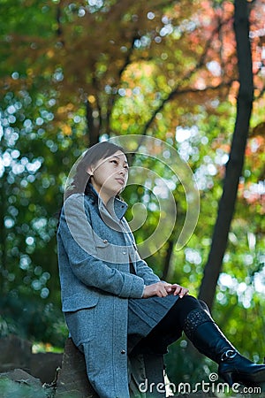 The leisure time in autumn Stock Photo