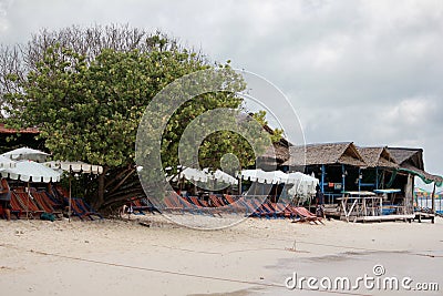 Leisurely beach Stock Photo