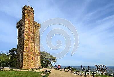 Leith Hill Tower at the summit of Leith Hill, Surrey, UK Editorial Stock Photo