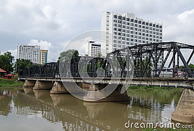 Lek Bridge, Chiang Mai Stock Photo