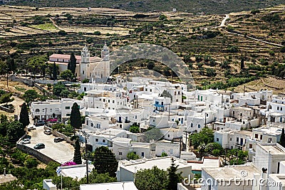Lekkes village,Paros, Greece Stock Photo