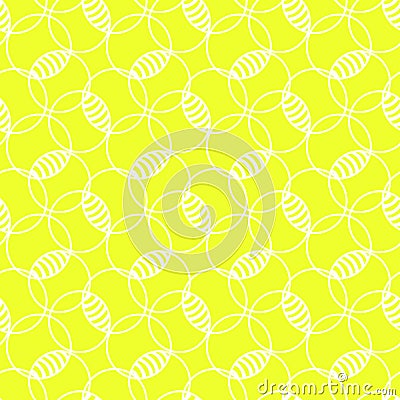 Lemon bubbles sunny seamless pattern Stock Photo