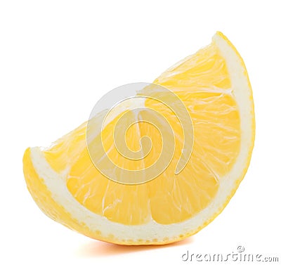 Lemon or citron citrus fruit slice Stock Photo