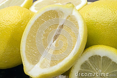 Lemon fruit Stock Photo