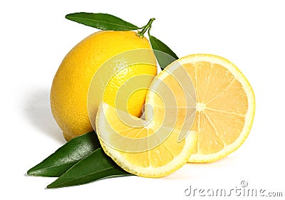 Lemon fruit Stock Photo