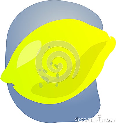 Lemon fruit illustration Vector Illustration