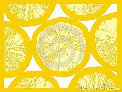 lemon fruit slice Stock Photo