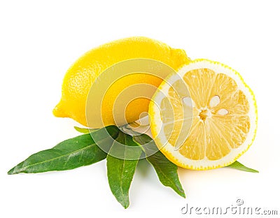 Lemon fruit Stock Photo