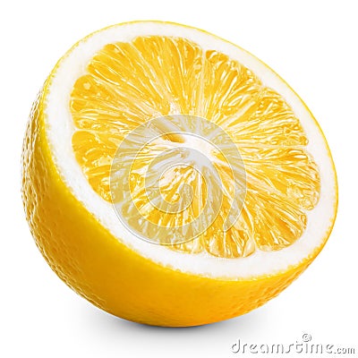 Lemon half Stock Photo