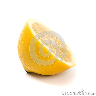 Lemon half Stock Photo